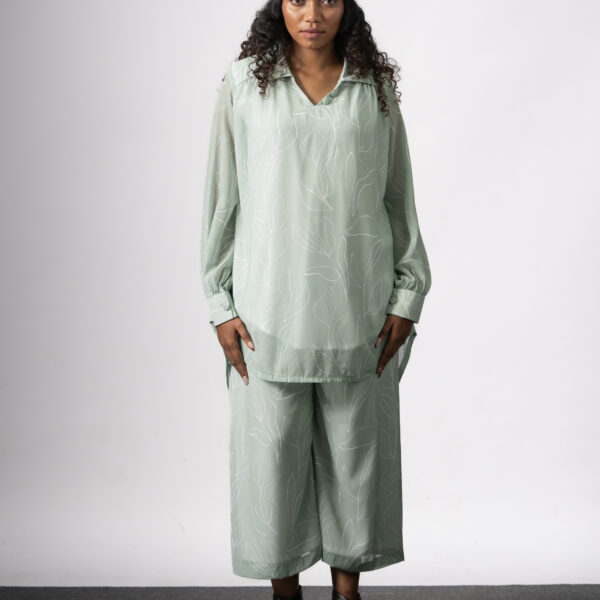 Sage green oversized co-ord set